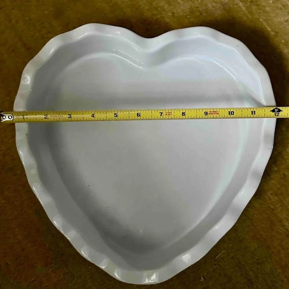 Emile Henry Large Red Heart Baking Dish Ovenproof High Heat Ceramic
